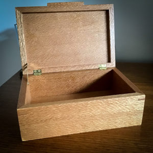 Silky oak jewelry box