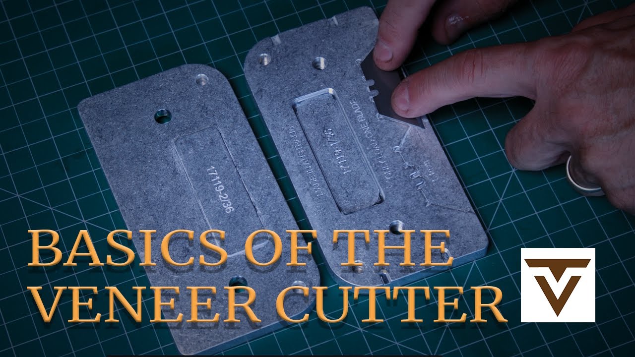 Wood veneer cutter
