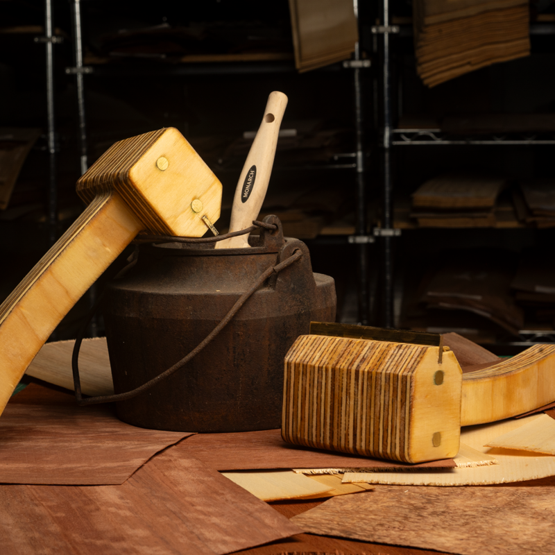 Wood veneer hammers Wood veneer hammers